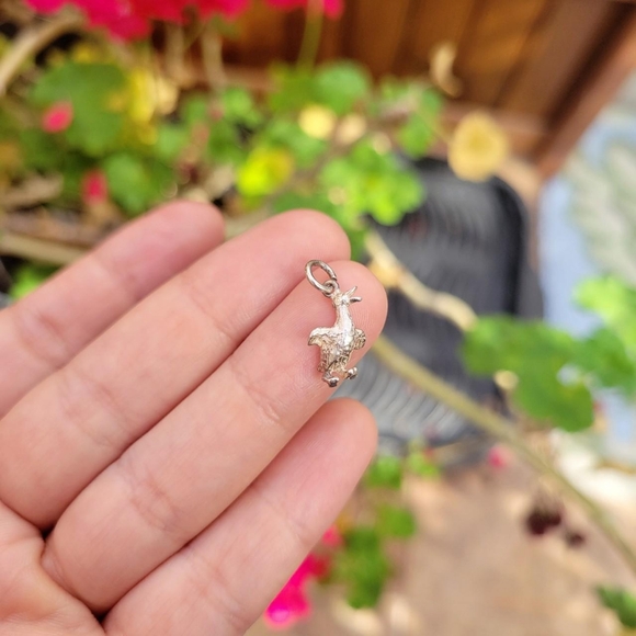 Vintage Antique Solid 925 Sterling Silver Duck Duckling Charm - Picture 6 of 7